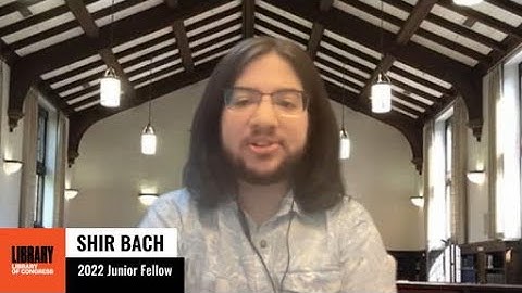 Shir Bach: 2022 Junior Fellows Program Display Day