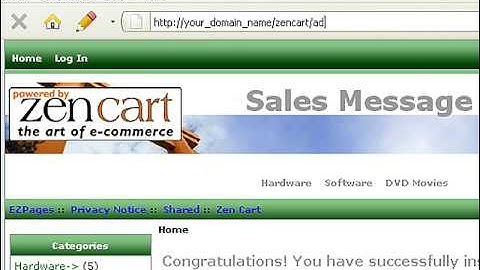 ZenCart Templates Installation Guide