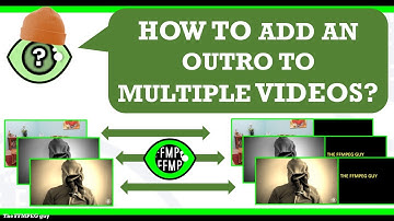 How to add an outro to multiple video files in 1 command | Working with ffmpeg batch #TheFFMPEGGuy