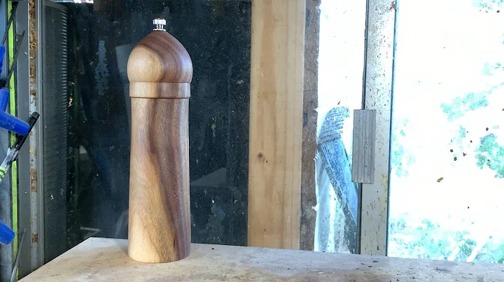 Richard Raffan turns a peppermill.