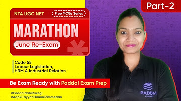 500 MCQ Series - Marathon MCQ Session on Labour Welfare/HRM (Code 55) for NTA UGC NET - Part II