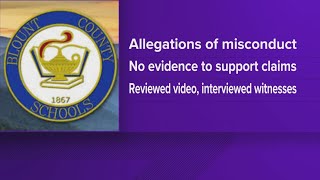 DA: Friendsville Elementary principal cleared of misconduct allegations