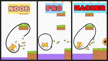 NOOB vs PRO vs HACKER | Save the doge | Draw 2 save