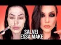 MAQUIAGEM SMOKEY EYE BEM GLITERINADA PARA OUTONO INVERNO