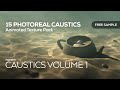 15 photoreal animated caustics textures  figment caustics vol 1  product