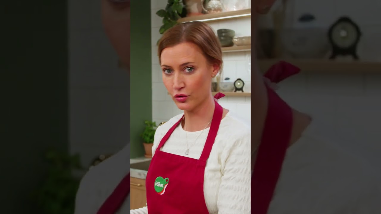 Catarina Königs stekta lax med dill- och pepparrotsslungad potatis och romsås 💕 