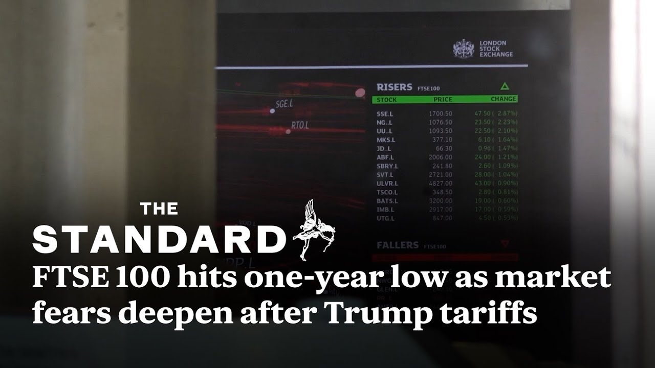 FTSE 100 hits one-year low as market fears deepen after Trump stands by ...