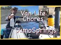 Installed Sumo Springs | Van Life Chores