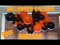 HOW TO: Make A Simple Halloween Balloon Garland (Balloon Decor Tutorials)