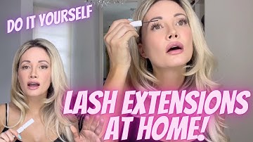 DIY LASH EXTENSIONS AT HOME | HOW TO APPLY LASH CLUSTERS | BEGINNER FRIENDLY | #BEYELIAN