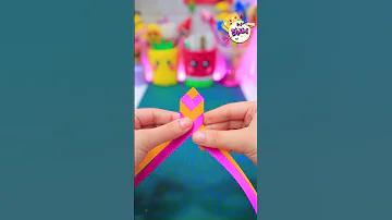 فاصل كتاب سهل اختراع Shorts Diy Recycling Craft Art Ideas Fyp 