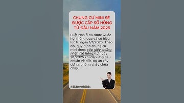 Chung cư mini sẽ được cấp sổ hồng từ đầu năm 2025 #chungcumini  #baoanhbds #short