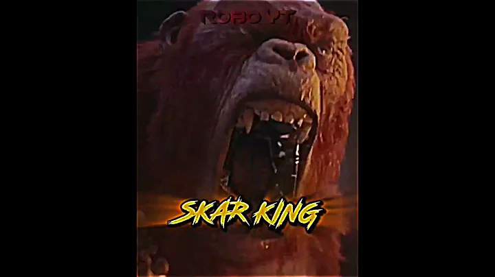 KONG VS SKAR KING #shorts #fyp #godzilla #monsterverse