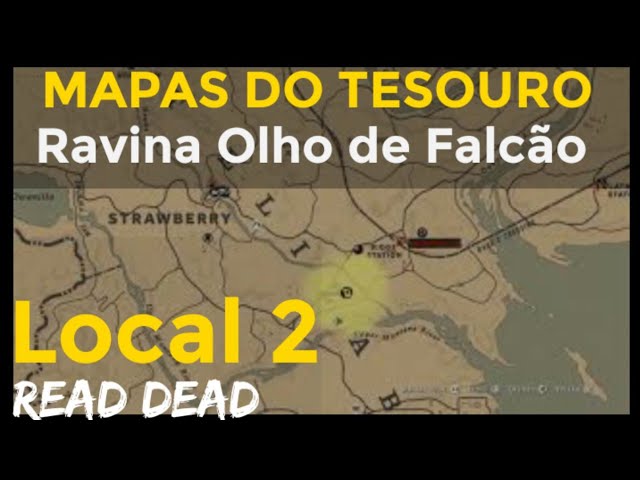 MAPAS DO TESOURO RDR2 ONLINE 