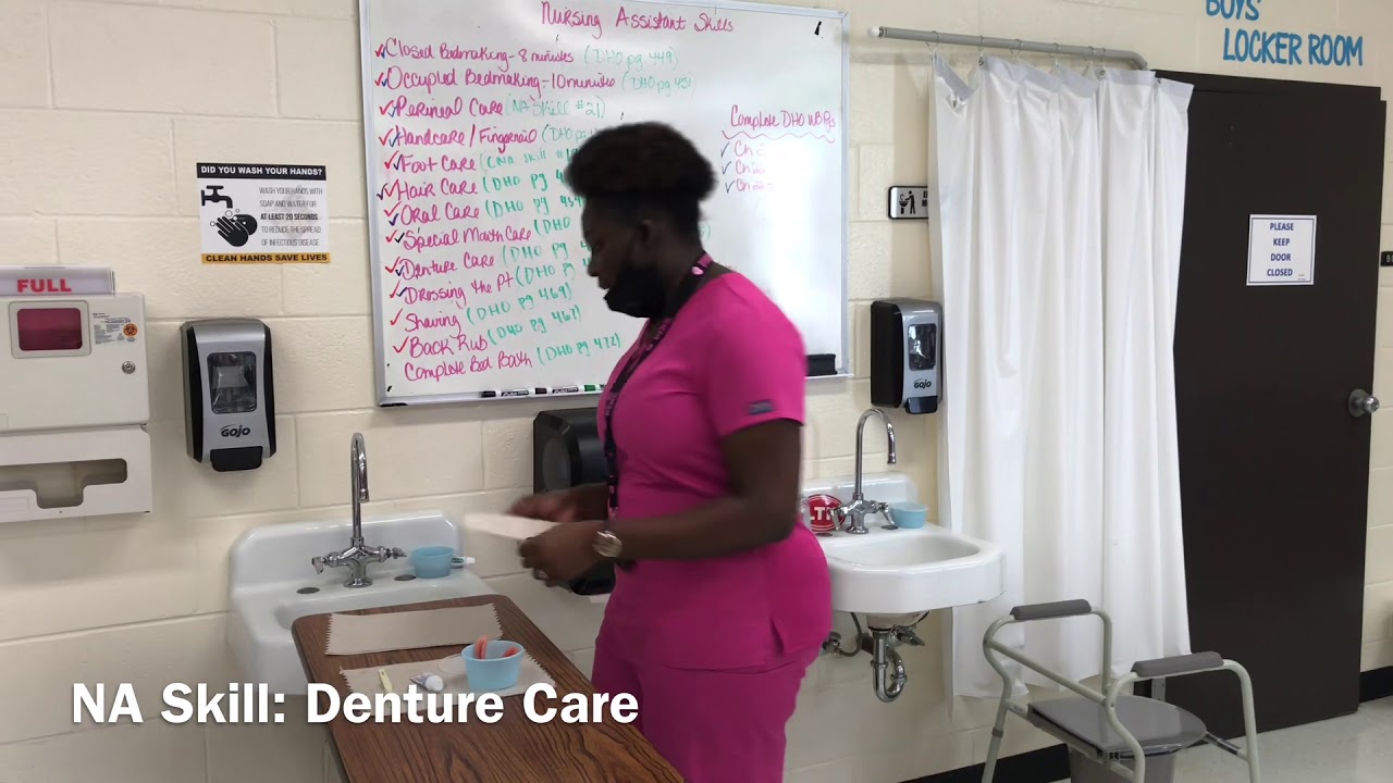 NA Skill Denture Care YouTube