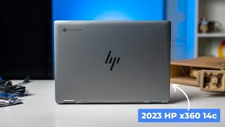 Unboxing the 2023 HP Chromebook x360 14c: 16:10 Screen