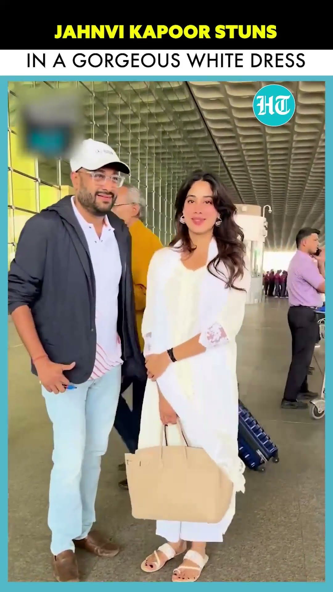 Jahnvi Kapoor Looked Gorgeous In White As The Actor Was Snapped Outside Mumbai Airport
