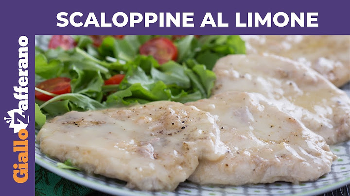 SCALOPPINE AL LIMONE: Facili e cremose!