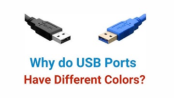 Difference Between Blue and Black USB Ports