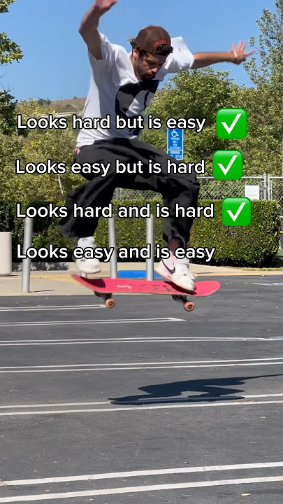 How skate tricks ARE vs how they LOOK! #skateboarding #skate #sk8 #shorts