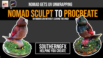 NOMAD 1.6.2 TO PROCREATE 5.2 – with New UV unwrapping