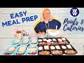 MEAL PREP 🍴 BREAKFAST BAGELS 🥯 HUNGRY GIRL BURRITO CHICKEN 🌯 DIY DINNER KIT | WW POINTS & CALORIES