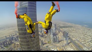 Burj Khalifa Pinnacle Base Jump - 4K