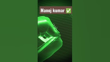 Manoj Kumar name signature ✅#shorts #short #viral #video #tiktok #signature