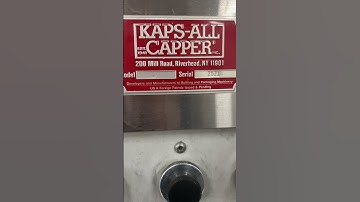 Capper, Inline, 6-Spindle, Kaps-All, Model A, Cap Sorter. Item# S745247