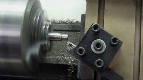Denford/Sherline MicroTurn lathe cutting S/S
