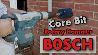 How to Drill Through Brick Fast and Clean (Using a Core Bit)