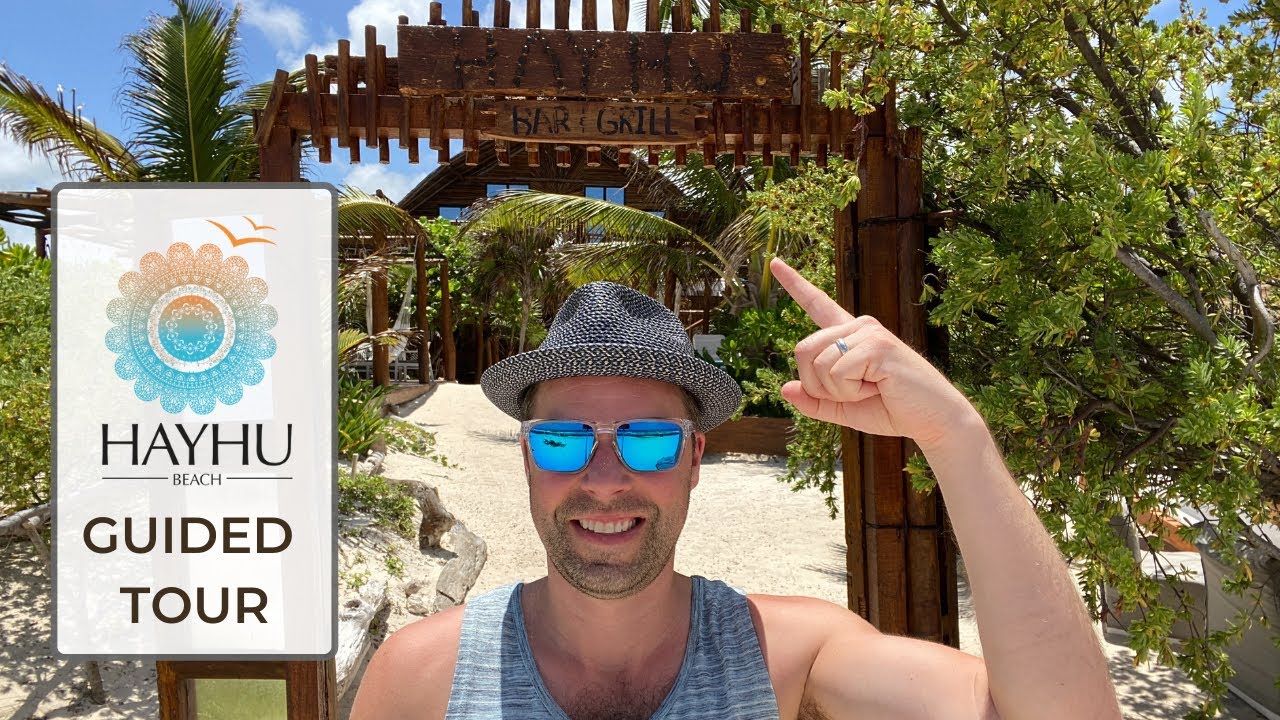 Hayhu Beach Club - Costa Maya - Mahahual, Mexico ⇛ Full Beach Club Guided  Tour - YouTube