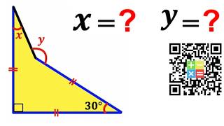 Can you find the angles X and Y | (Quadrilateral) | #math #maths | #geometry