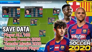 Video ini tentang save data pemain fc barcelona dream league soccer
2019, update transfer musim dingin 2020 terbaru.. new player : - m...