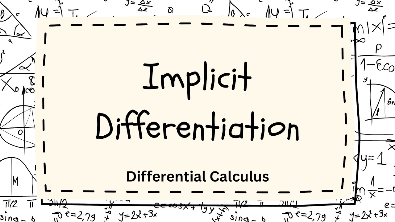 Implicit Differentiation | Differential Calculus | Sir Gelo Lopez - YouTube
