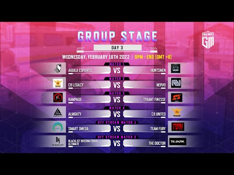 CODM Garena Master Group Stage Day 3 - Garena Call of Duty Mobile