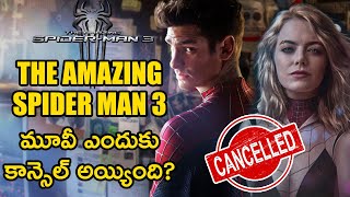 WHY THE AMAZING SPIDER MAN 3 MOVIE CANCELLED EXPLAINED IN TELUGU | TELUGU LEAK