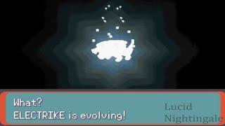 Pokemon Emerald Electricke Evolves to Manectric