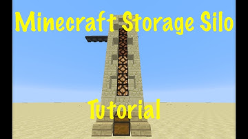 Minecraft Bulk Storage Solution: Simple/Compact Storage Silo! [Tutorial]
