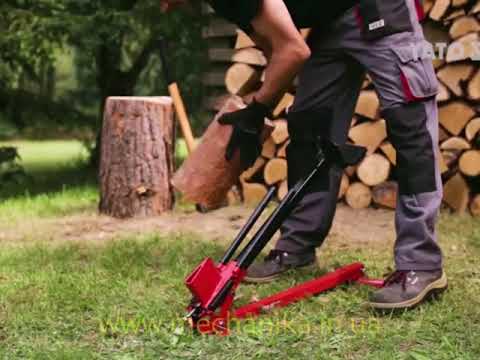 Ножной дровокол YATO YT 79943 для колод, длиной до 43 см и толщиной до 18 см