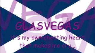 glasvegas: its my own cheating heart that makes me cry with lyrics chords