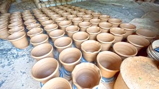 Awesome Skill Work! Clay Pot Shaping for Ceramic Jars | Clay Pot Making | Ceramic Jars Industry