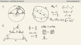 Planimetria - powtórka do matury podstawowej