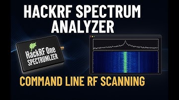 HackRF One Spectrum Analyzer via de opdrachtregel | Realtime RF-signaalscanning!