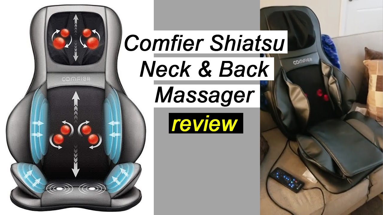 Better than a Professional Massage? Comfier Shiatsu Neck & Back Massager  Review! 