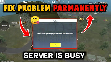 PUBG LITE Server Problem Fix New Trick No VPN || How pubg lite server is busy please try again later