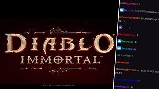 Twitch Chat Reacts To The Diablo Immortal Announcement