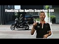 Finishing the Aprilia Scarabeo 500 plus testride