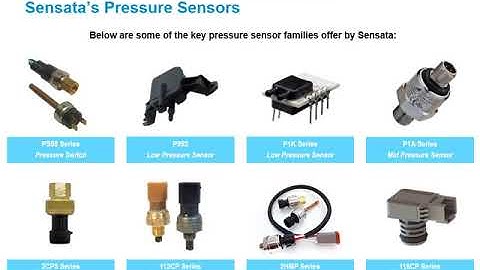 Sensata - Kavlico: Pressure Sensors & Switches 101 — Allied Electronics & Automation