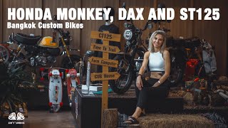 Honda Monkey, Dax and ST125 and Custom - Cub House, Bangkok